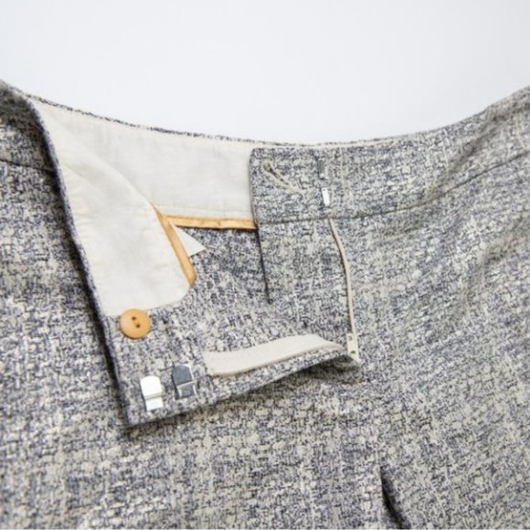 NWOT BODEN WOMEN'S METALLIC SILVER BISTRO CROP TROUSERS PANTS WM329 - Picture 6 of 8